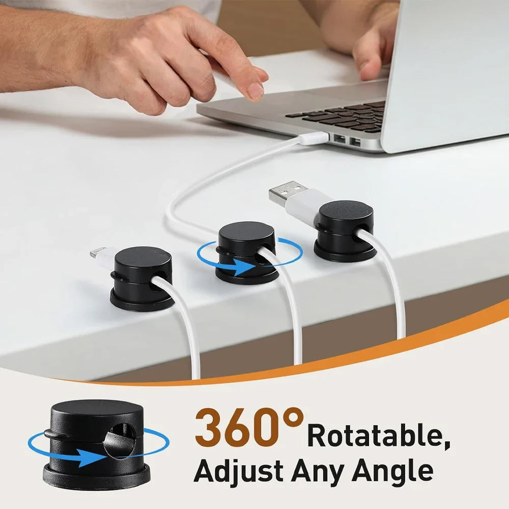 Organisateur Magnétique pour Câbles – Clips de Rangement Pratiques