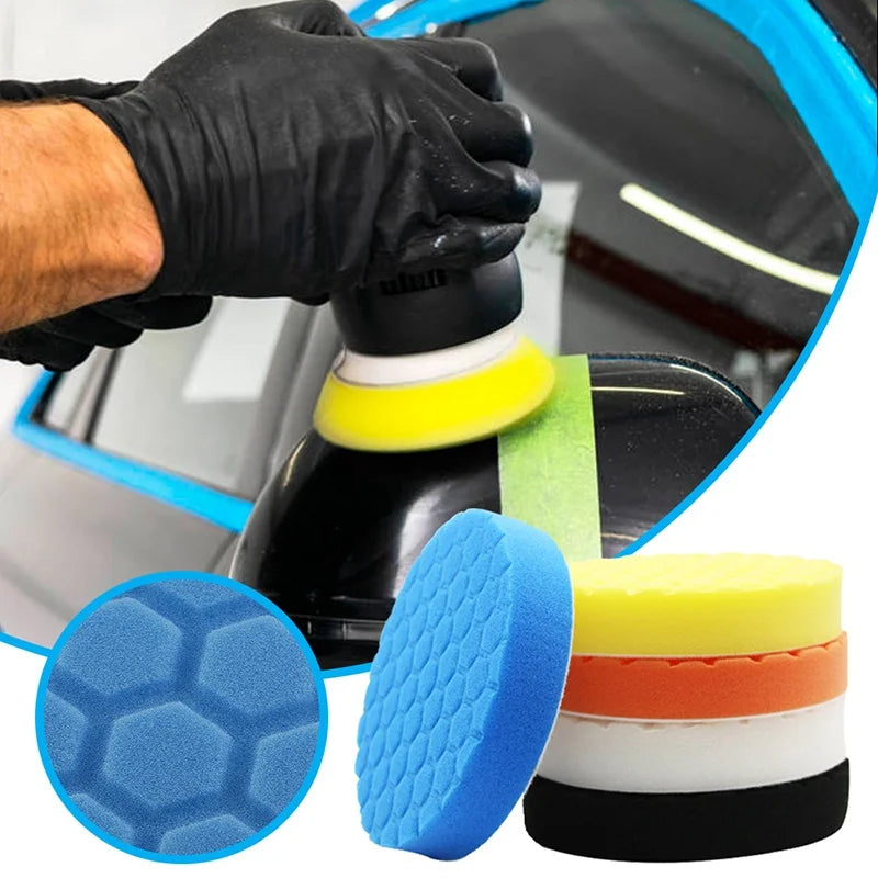 Kit de Mousses de Polissage Automobile – Tampons pour Polisseuse
