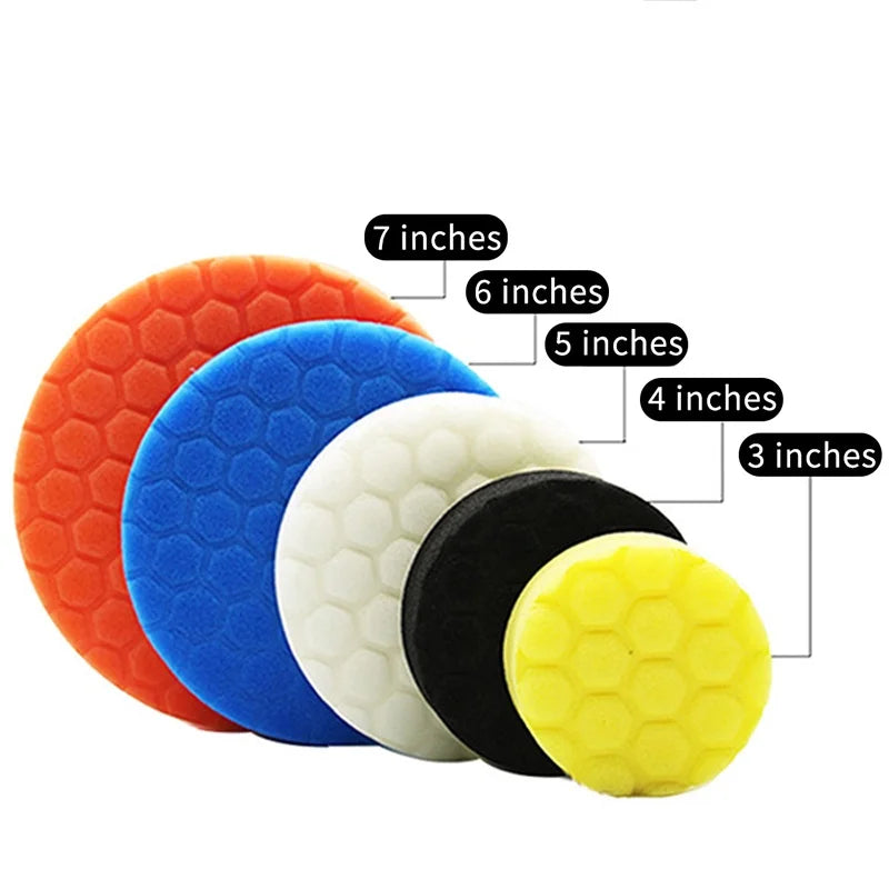 Kit de Mousses de Polissage Automobile – Tampons pour Polisseuse