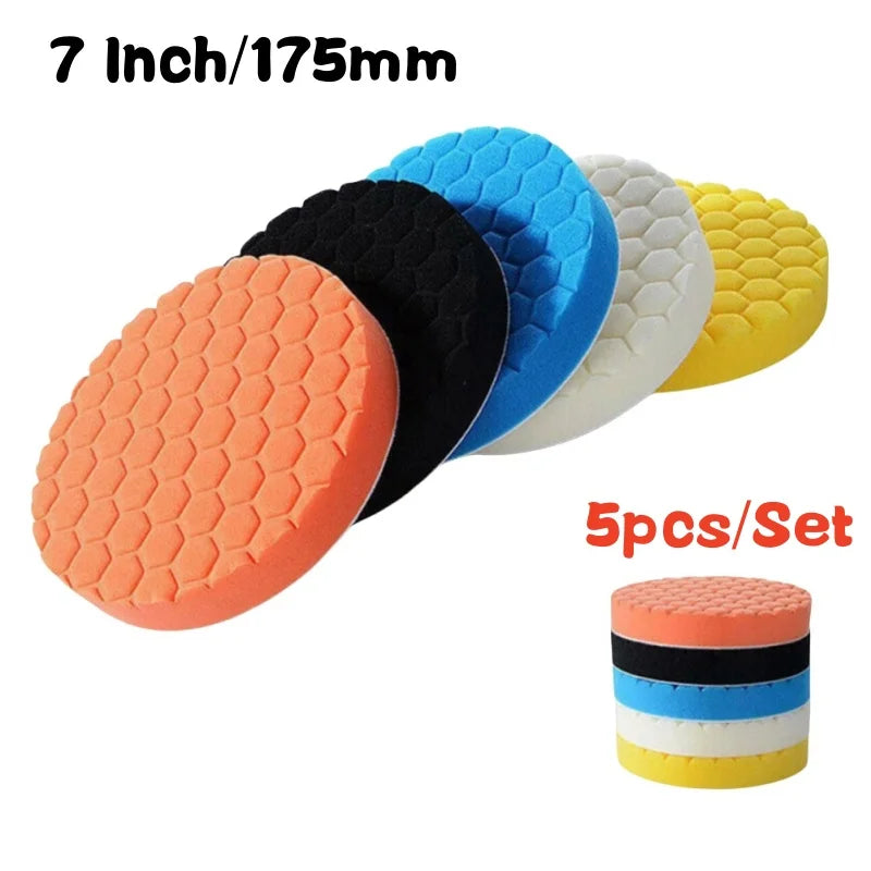 Kit de Mousses de Polissage Automobile – Tampons pour Polisseuse