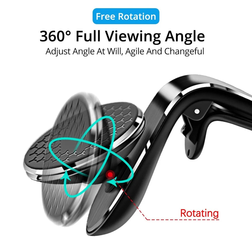 Magnetic Car Phone Holder Car Air Vent Magnet Mount Support GPS Smartphone Phone Holder in Car for Mobile Phone Rotation Bracket